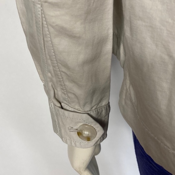 NWT Loft Linen Blend Lightweight Jacket Sz Small - Picture 8 of 11
